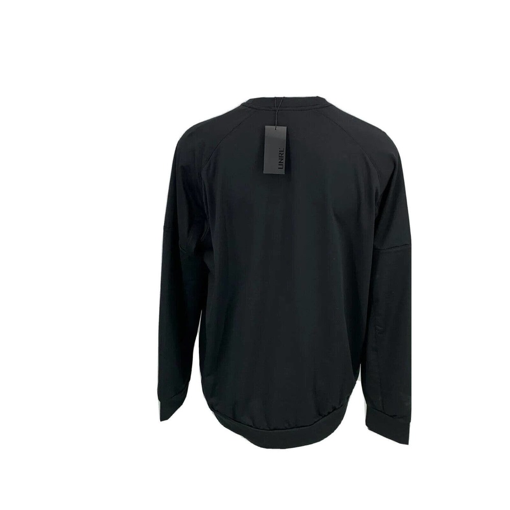 URL X Players Health Crossover Crewneck XL Men Black Pullover NEW A72 - Picture 2 of 10